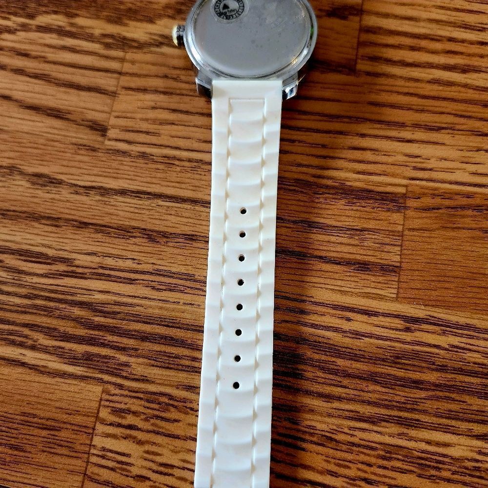 JUICY COUTURE Vintage Silver And Crystal Boyfriend Watch WHIMSYGOTH - Picture 7 of 14